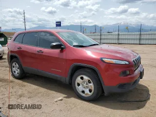 2017 Jeep Cherokee Sport with VIN 1C4PJMAB3HW621289, listed as a Copart auction lot 59317145 with 89,428 mi miles and Salvage title. Bid and sale history available at DreamBid. Image 4.