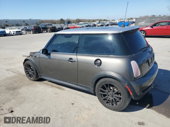 2006 MINI Hardtop S with VIN WMWRE33596TJ33149, listed as a Copart auction lot 43462805 with Not Provided miles and Salvage Title. Bid and sale history available at DreamBid. Image 2.