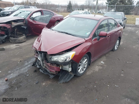 2012 Subaru Impreza Sedan 2.0i Premium with VIN JF1GJAB69CH029527, listed as a IAAI auction lot 41865233 with 110,775 mi miles. Bid and sale history available at carsss.com. Image 2.