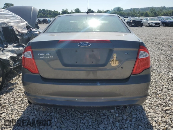 2012 Ford Fusion SE with VIN 3FAHP0HA1CR235996, listed as a Copart auction lot 61243025 with 165,218 mi miles and Salvage title. Bid and sale history available at DreamBid. Image 6.