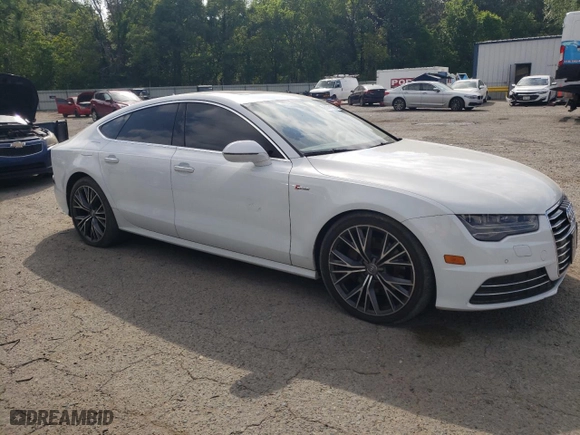 2016 Audi A7 3.0 Premium Plus with VIN WAUWGAFC9GN046515, listed as a Copart auction lot 53791335 with 184,002 mi miles and Salvage Title. Bid and sale history available at carsss.com. Image 4.