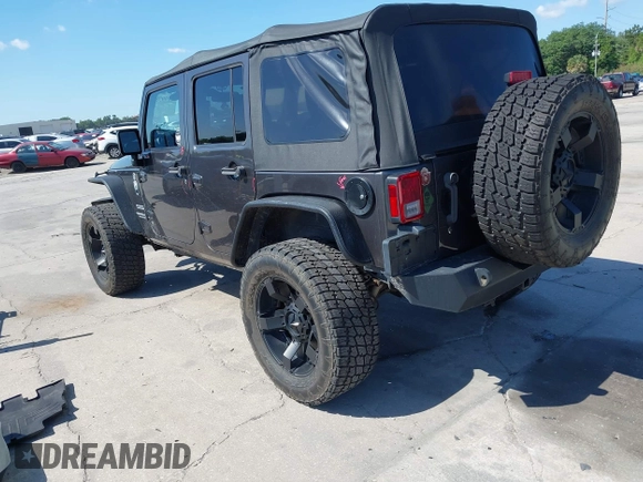 2014 Jeep Wrangler Unlimited Sport with VIN 1C4BJWDG4EL295044, listed as a IAAI auction lot 41997837 with 143,447 mi miles. Bid and sale history available at carsss.com. Image 14.