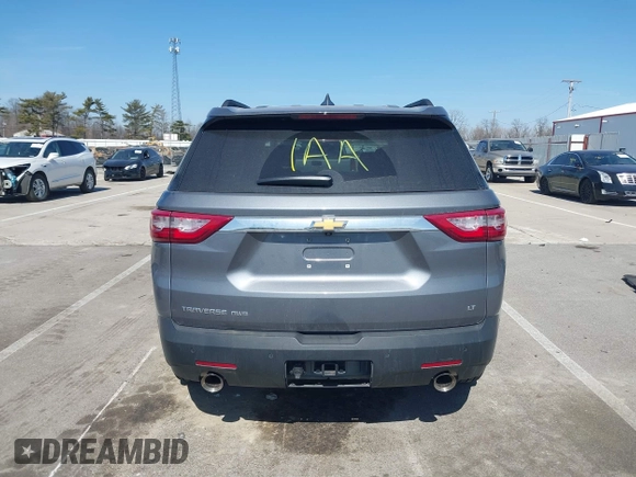2021 Chevrolet Traverse LT Cloth with VIN 1GNEVGKW1MJ197818, listed as a IAAI auction lot 41781257 with 57,334 mi miles. Bid and sale history available at carsss.com. Image 17.