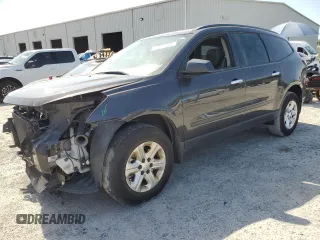 2014 Chevrolet Traverse LS z VIN 1GNKRFED0EJ342098, wystawiony jako Copart lot #57020415 z przebiegiem 143 836 mil mil oraz Szkoda całkowita • Salvage title. Historia ofert i sprzedaży dostępna na DreamBid. Obrazek 1.
