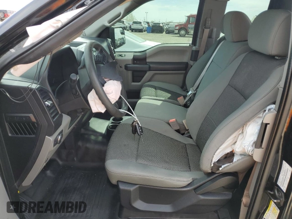 2019 Ford F-150 XL with VIN 1FTEX1CPXKFB34725, listed as a Copart auction lot 55828445 with 79,828 mi miles and Salvage title. Bid and sale history available at DreamBid. Image 7.