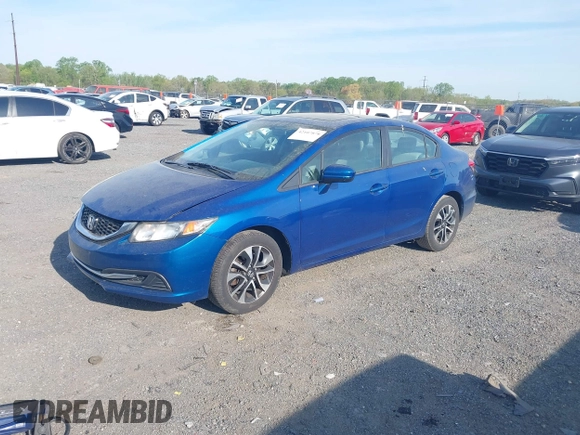 2015 Honda Civic EX with VIN 19XFB2F80FE202902, listed as a IAAI auction lot 42107878 with 106,061 mi miles and . Bid and sale history available at carsss.com. Image 17.