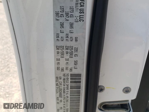 2019 Jeep Cherokee Latitude Plus z VIN 1C4PJLLB5KD406667, wystawiony jako Copart lot #62177795 z przebiegiem 131 822 mil mil oraz Szkoda całkowita • Salvage title. Historia ofert i sprzedaży dostępna na DreamBid. Obrazek 13.