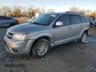 2015 Dodge Journey SXT with VIN 3C4PDCBG3FT612817, listed as a Copart auction lot 81181274 with 135,329 mi miles and Salvage Title. Bid and sale history available at carsss.com. Image 1.