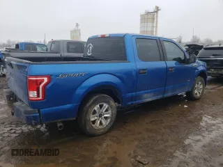 2015 Ford F-150 XL with VIN 1FTEW1CP9FKD16948, listed as a Copart auction lot 39550584 with Not Provided miles and Salvage Title. Bid and sale history available at DreamBid. Image 3.