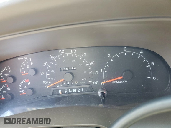 2000 Ford Excursion XLT с VIN 1FMNU41S0YEC33436, выставлен на аукционе Copart как лот 58967765 с пробегом 150 114 миль миль и Списание • Salvage title. История ставок и продаж доступна на DreamBid. Изображение 9.