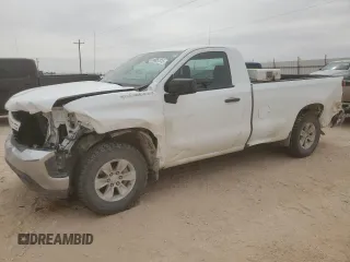 2021 Chevrolet Silverado 1500 Work Truck with VIN 3GCNWAEF5MG218282, listed as a Copart auction lot 48857315 with 79,642 mi miles and Salvage Title. Bid and sale history available at carsss.com. Image 1.