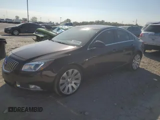 2011 Buick Regal CXL Turbo TO6 with VIN W04G05GV0B1101155, listed as a Copart auction lot 71955594 with 60,414 mi miles and Salvage Title. Bid and sale history available at carsss.com. Image 1.