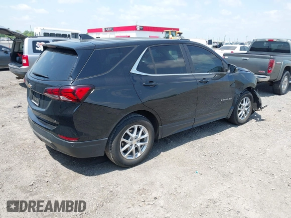 2022 Chevrolet Equinox LT z VIN 3GNAXKEV3NL281177, wystawiony jako IAAI lot #42020213 z przebiegiem 80 033 mil mil oraz . Historia ofert i sprzedaży dostępna na DreamBid. Obrazek 4.