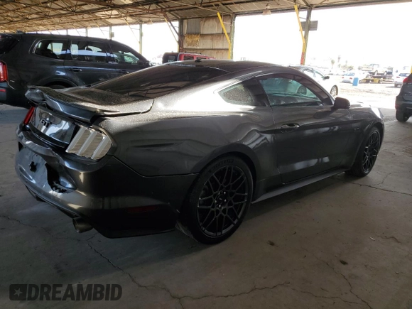 2017 Ford Mustang GT with VIN 1FA6P8CFXH5287193, listed as a Copart auction lot 51347405 with 128,018 mi miles and Salvage title. Bid and sale history available at DreamBid. Image 3.