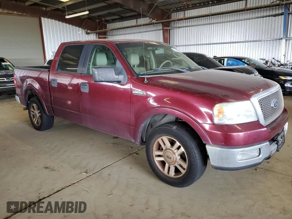 2005 Ford F-150 XLT with VIN 1FTPW12595FB64329, listed as a Copart auction lot 59438285 with 227,483 mi miles and Clean title. Bid and sale history available at DreamBid. Image 4.