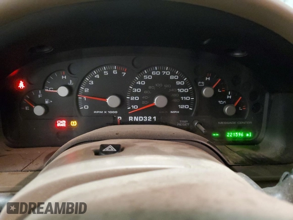 2005 Ford Explorer Limited with VIN 1FMDU75W15ZA64669, listed as a Copart auction lot 42046605 with 221,596 mi miles and Salvage title. Bid and sale history available at DreamBid. Image 9.