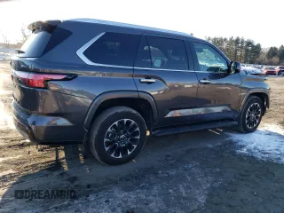 2024 Toyota Sequoia SR5 with VIN 7SVAAABA1RX038294, listed as a Copart auction lot 88630995 with 6,758 mi miles and Salvage Title. Bid and sale history available at carsss.com. Image 3.