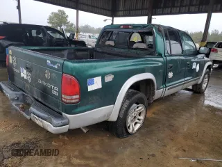2003 Dodge Dakota SLT with VIN 1D7HL48X03S261436, listed as a Copart auction lot 42317965 with 136,380 mi miles and Salvage Title. Bid and sale history available at carsss.com. Image 3.