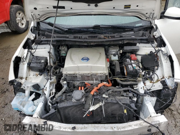 2015 Nissan LEAF SV with VIN 1N4AZ0CP6FC322612, listed as a Copart auction lot 47860363 with 56,136 mi miles. Bid and sale history available at carsss.com. Image 11.