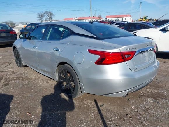 2018 Nissan Maxima SV with VIN 1N4AA6AP3JC404285, listed as a IAAI auction lot 41598049 with 62,830 mi miles. Bid and sale history available at carsss.com. Image 3.