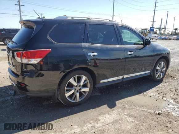 2015 Nissan Pathfinder S with VIN 5N1AR2MN8FC699733, listed as a Copart auction lot 53211155 with 99,153 mi miles and Salvage Title. Bid and sale history available at carsss.com. Image 3.