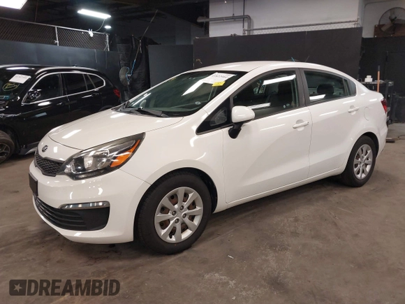 2016 Kia Rio LX with VIN KNADM4A38G6647353, listed as a IAAI auction lot 41822464 with 88,801 mi miles. Bid and sale history available at carsss.com. Image 17.