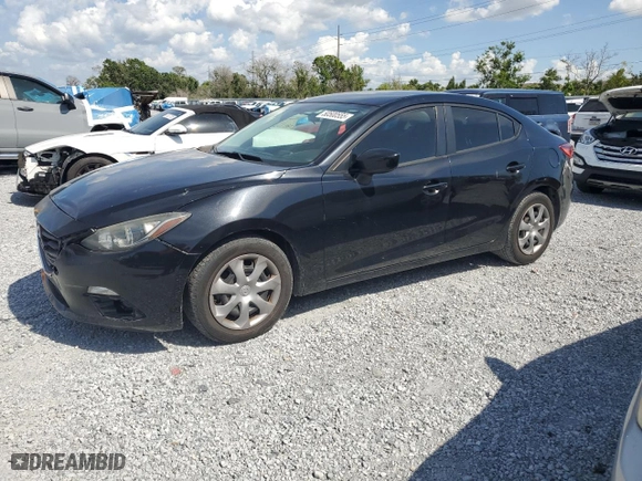 2014 Mazda Mazda3 i Sport with VIN 3MZBM1U74EM103336, listed as a Copart auction lot 50500555 with 207,841 mi miles and Salvage Title. Bid and sale history available at carsss.com. Image 1.