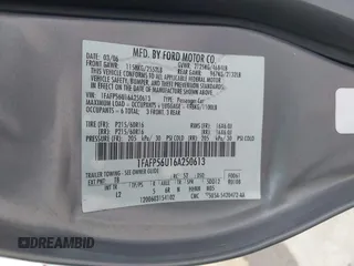 2006 Ford Taurus SEL with VIN 1FAFP56U16A250613, listed as a IAAI auction lot 42377226 with Not provided miles and . Bid and sale history available at DreamBid. Image 9.