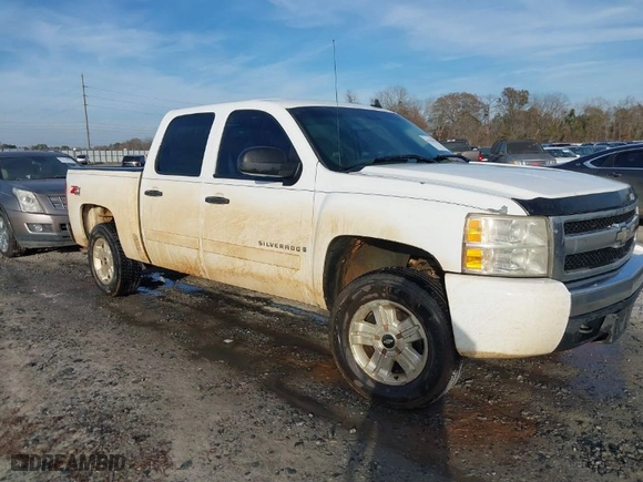2008 Chevrolet Silverado 1500 LT w/1LT with VIN 3GCEK13M78G127985, listed as a IAAI auction lot 41453826 with 279,748 mi miles. Bid and sale history available at carsss.com. Image 1.