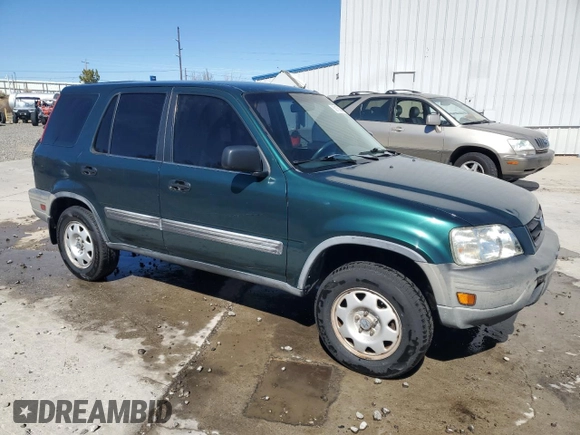 1999 Honda CR-V LX with VIN JHLRD1847XC055047, listed as a Copart auction lot 50158845 with 203,986 mi miles and Salvage Title. Bid and sale history available at carsss.com. Image 4.