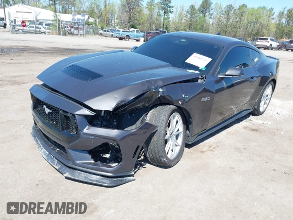2024 Ford Mustang GT with VIN 1FA6P8CF7R5416671, listed as a IAAI auction lot 41961232 with 8,805 mi miles. Bid and sale history available at carsss.com. Image 17.