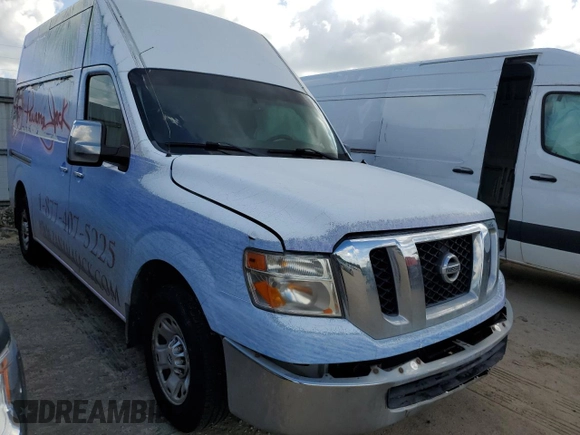 2012 Nissan NV SV with VIN 1N6BF0LY7CN100156, listed as a Copart auction lot 51868045 with Not provided miles and Salvage title. Bid and sale history available at DreamBid. Image 4.