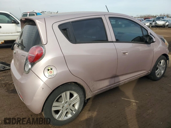 2013 Chevrolet Spark LS with VIN KL8CB6S90DC608037, listed as a Copart auction lot 49492595 with 118,286 mi miles and Salvage Title. Bid and sale history available at carsss.com. Image 3.