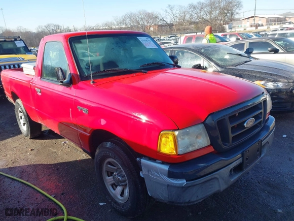 2004 Ford Ranger XL with VIN 1FTYR10DX4PA01736, listed as a IAAI auction lot 41618754 with 259,983 mi miles. Bid and sale history available at carsss.com. Image 1.
