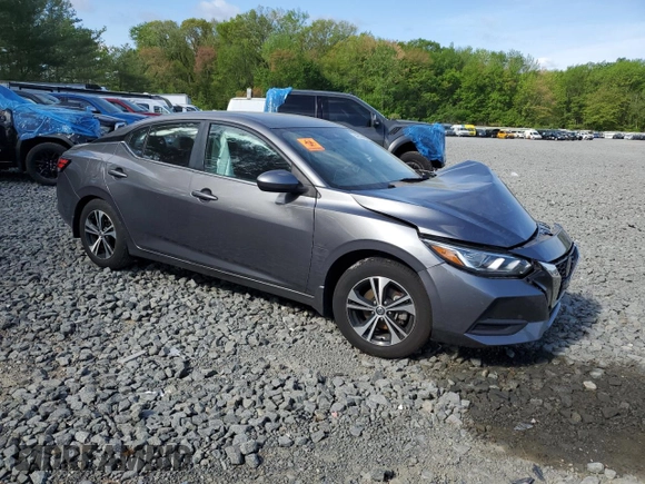 2021 Nissan Sentra SV z VIN 3N1AB8CV2MY214202, wystawiony jako Copart lot #54983485 z przebiegiem 73 898 mil mil oraz Szkoda całkowita • Salvage title. Historia ofert i sprzedaży dostępna na DreamBid. Obrazek 4.