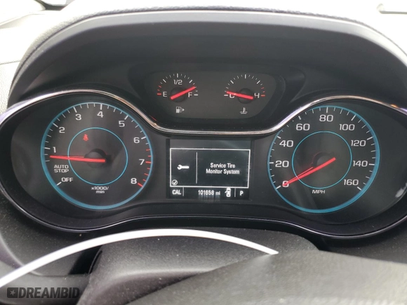 2016 Chevrolet Cruze LT with VIN 1G1BE5SM6G7298992, listed as a Copart auction lot 51111985 with 101,658 mi miles and Salvage Title. Bid and sale history available at carsss.com. Image 9.