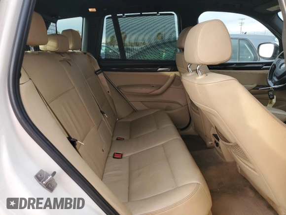 2011 BMW X3 35i with VIN 5UXWX7C59BL734707, listed as a Copart auction lot 44758405 with 139,092 mi miles and Salvage Title. Bid and sale history available at DreamBid. Image 11.