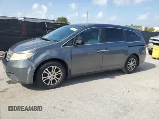 2013 Honda Odyssey EX-L with VIN 5FNRL5H68DB016510, listed as a Copart auction lot 66416745 with 353,830 mi miles and Clean title. Bid and sale history available at DreamBid. Image 1.