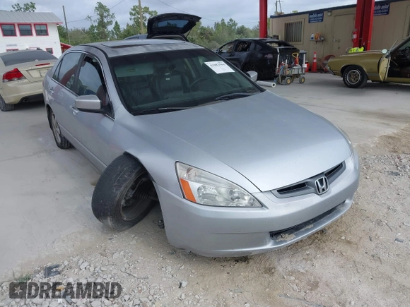 2005 Honda Accord EX-L z VIN 1HGCM668X5A009454, wystawiony jako IAAI lot #41082566 z przebiegiem 206 652 mil mil oraz . Historia ofert i sprzedaży dostępna na DreamBid. Obrazek 1.