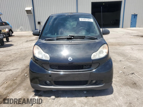 2009 Smart fortwo Passion with VIN WMEEK31X99K296913, listed as a Copart auction lot 61491365 with 93,211 mi miles and Salvage title. Bid and sale history available at DreamBid. Image 5.