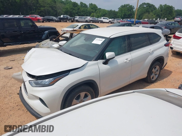 2020 Toyota Highlander L with VIN 5TDCZRAH2LS508743, listed as a IAAI auction lot 42430088 with 191,148 mi miles and . Bid and sale history available at DreamBid. Image 17.