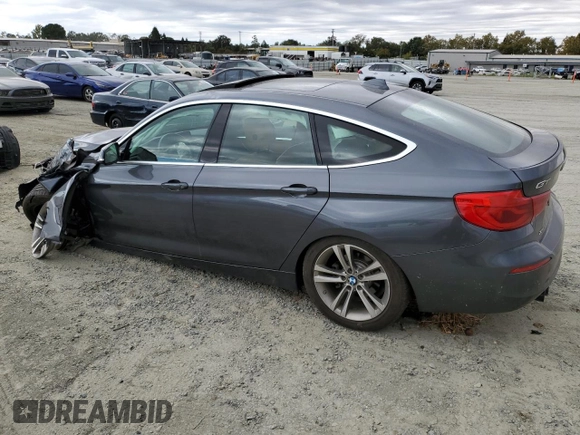 2018 BMW 3 Series 330i xDrive with VIN WBA8Z9C57JB219965, listed as a Copart auction lot 76536574 with 0 mi miles and Salvage Title. Bid and sale history available at carsss.com. Image 2.
