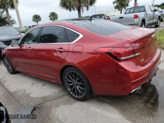 2019 Genesis G80 3.8L with VIN KMHGN4JE4KU289067, listed as a Copart auction lot 75053704 with 0 mi miles and Salvage Title. Bid and sale history available at carsss.com. Image 2.