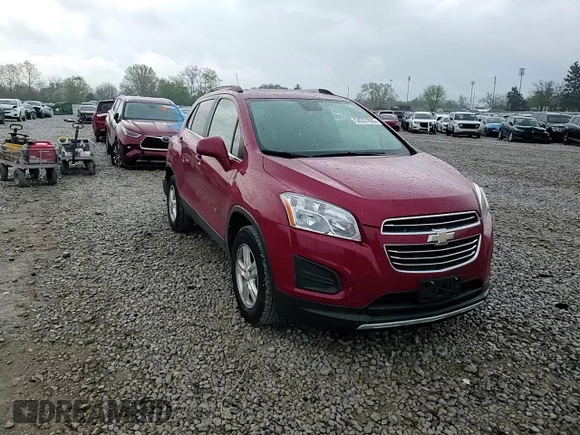 2015 Chevrolet Trax LT with VIN KL7CJRSB3FB117918, listed as a Copart auction lot 54357805 with 54,579 mi miles and Salvage Title. Bid and sale history available at carsss.com. Image 15.