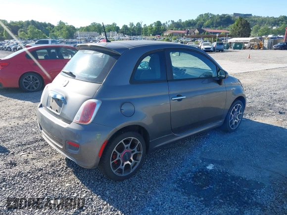 2012 FIAT 500 Sport z VIN 3C3CFFBR6CT113635, wystawiony jako IAAI lot #42348046 z przebiegiem 110 203 mil mil oraz . Historia ofert i sprzedaży dostępna na DreamBid. Obrazek 4.