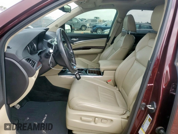 2014 Acura MDX Advance with VIN 5FRYD3H8XEB016782, listed as a Copart auction lot 60734015 with 97,323 mi miles and Salvage title. Bid and sale history available at DreamBid. Image 7.