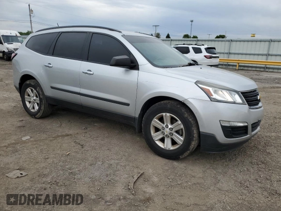 2017 Chevrolet Traverse LS with VIN 1GNKRFKD6HJ273538, listed as a Copart auction lot 57813645 with 126,396 mi miles and Non repairable. Bid and sale history available at DreamBid. Image 4.