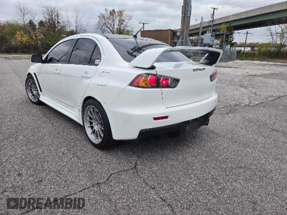 2010 Mitsubishi Lancer Evolution GSR with VIN JA32W8FV3AU021698, listed as a Copart auction lot 80026994 with 10,075 mi miles and Clean Title. Bid and sale history available at DreamBid. Image 3.