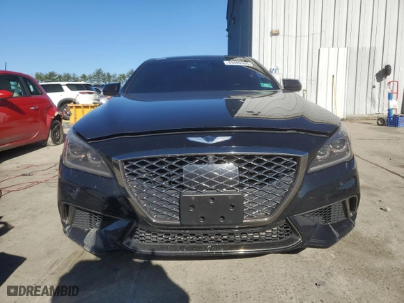 2018 Genesis G80 3.3T Sport with VIN KMHGN4JB0JU249217, listed as a Copart auction lot 49489395 with 141,600 mi miles and Clean Title. Bid and sale history available at carsss.com. Image 5.