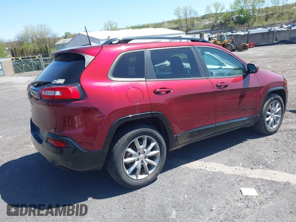 2018 Jeep Cherokee Latitude Tech Connect with VIN 1C4PJMCB9JD602518, listed as a IAAI auction lot 42146179 with 23,902 mi miles. Bid and sale history available at carsss.com. Image 4.